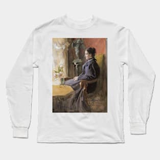 Eva Upmark by Carl Larsson Long Sleeve T-Shirt